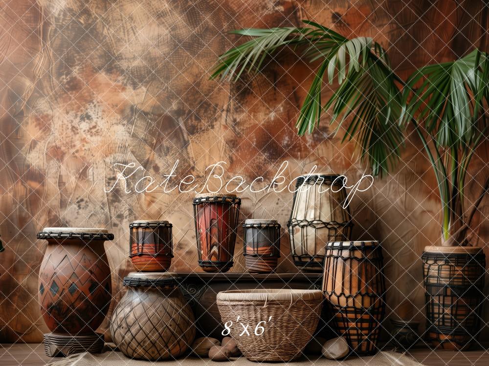 Kate African Pottery Backdrop Designed by Patty Roberts - Kate Backdrop AU