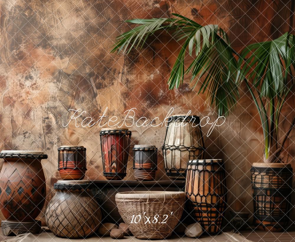 Kate African Pottery Backdrop Designed by Patty Roberts - Kate Backdrop AU