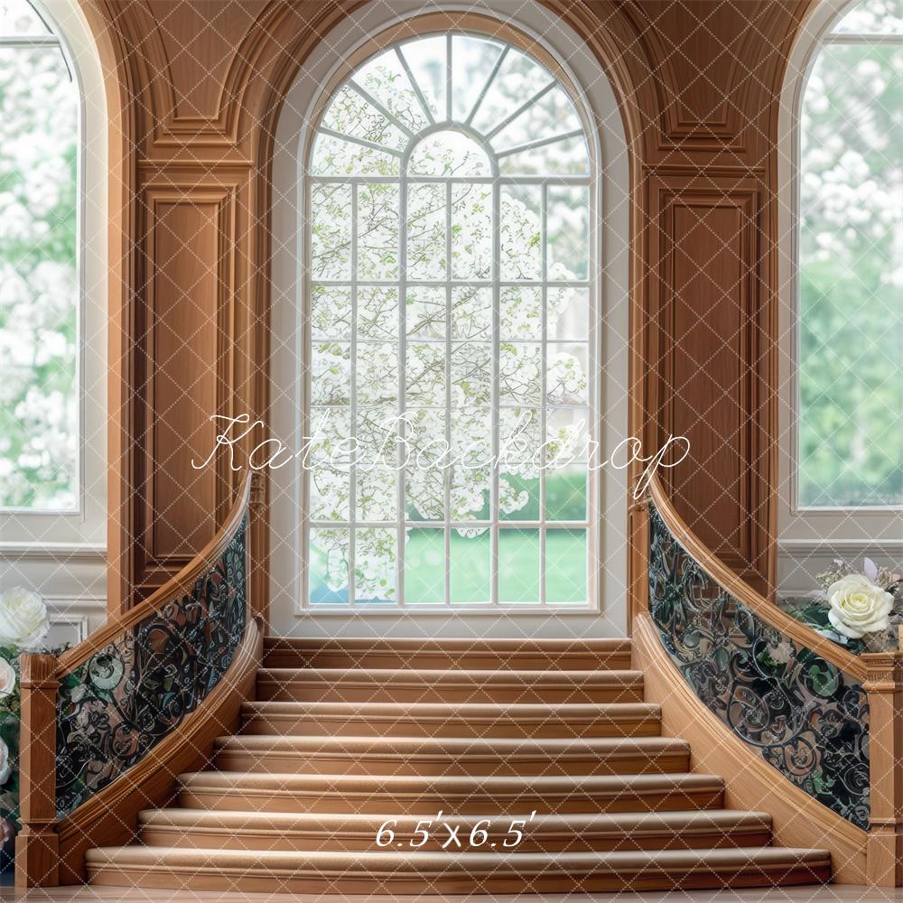 Kate Arch Stairs Backdrop Designed by Mini MakeBelieve - Kate Backdrop AU