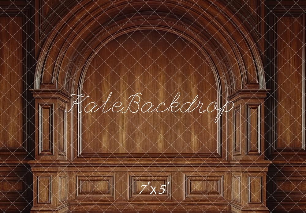 Kate Father Day Brown Wood Arch Backdrop Designed by Mini MakeBelieve - Kate Backdrop AU