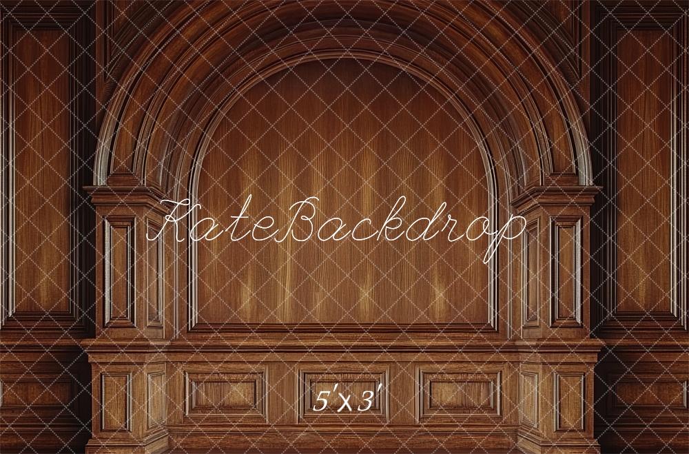 Kate Father Day Brown Wood Arch Backdrop Designed by Mini MakeBelieve - Kate Backdrop AU