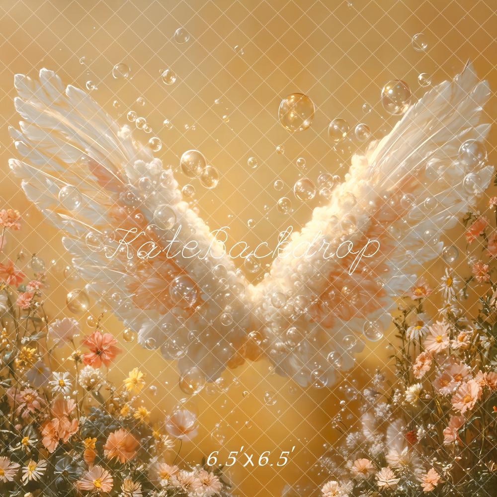 Kate Bubble Angel Wings Backdrop Designed by Emetselch - Kate Backdrop AU