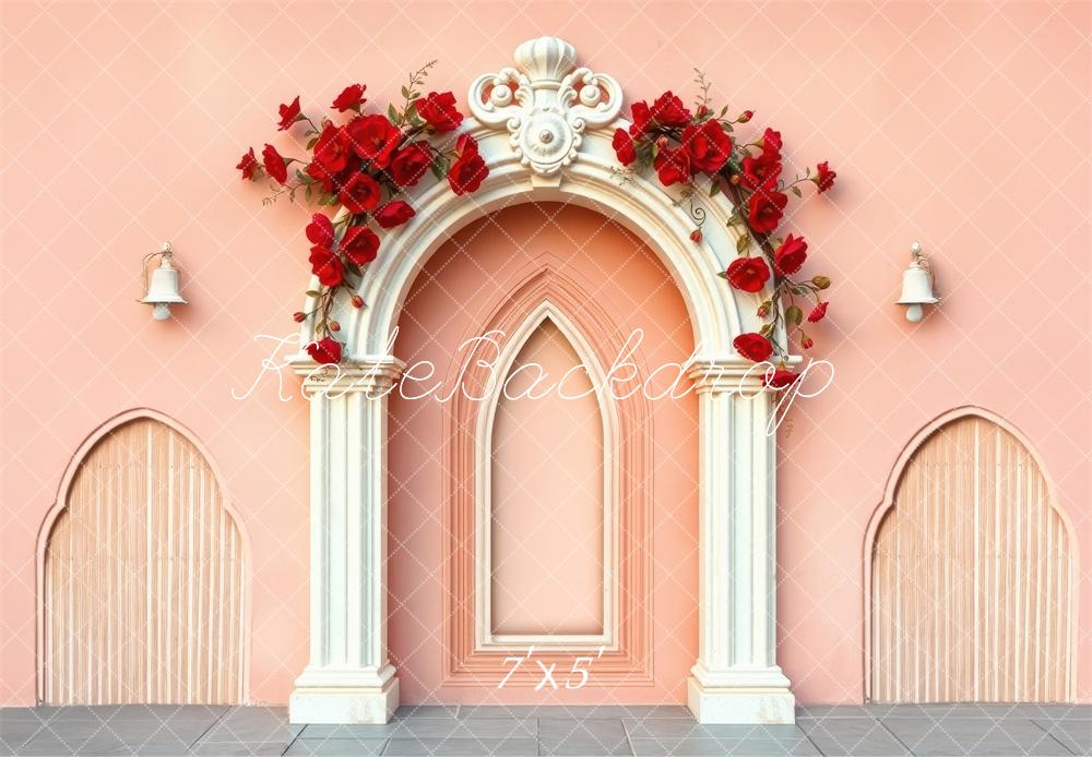 Kate Rose and Marble Backdrop Designed by Laura Bybee - Kate Backdrop AU