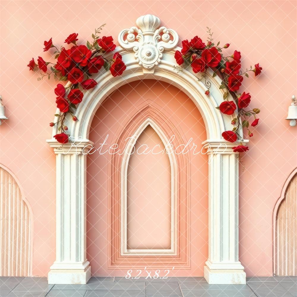 Kate Rose and Marble Backdrop Designed by Laura Bybee - Kate Backdrop AU