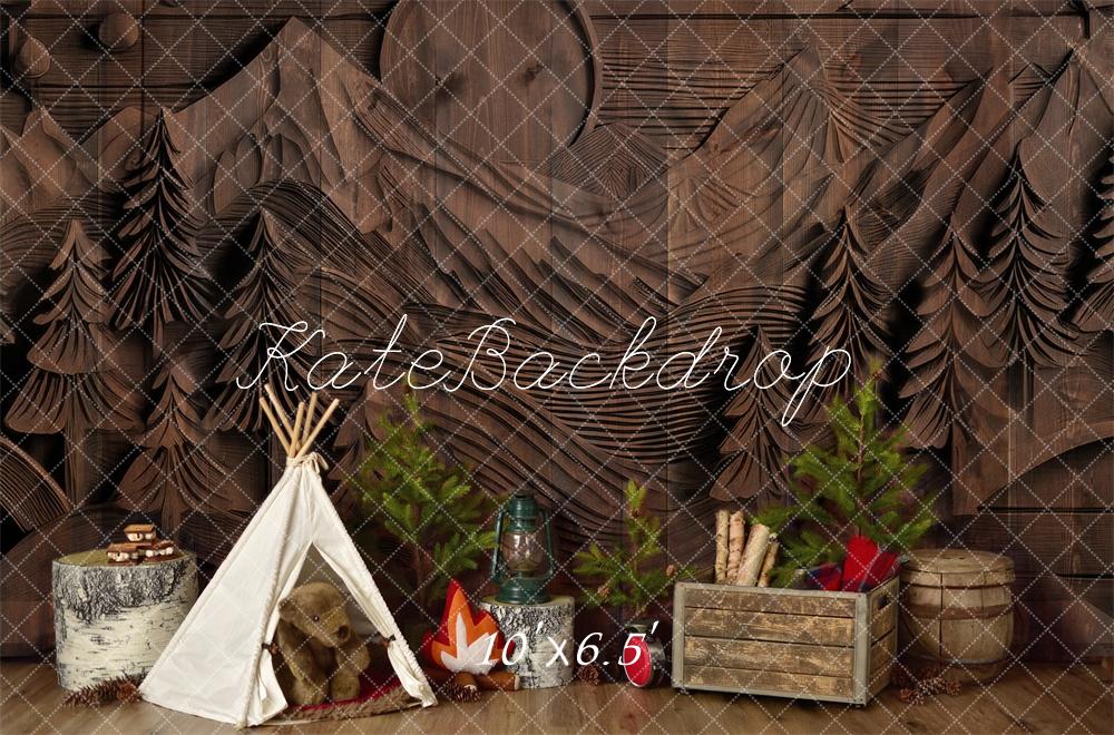 Kate Camping Carved Wall Backdrop Designed by Mandy Ringe Photography - Kate Backdrop AU