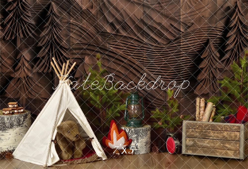 Kate Camping Carved Wall Backdrop Designed by Mandy Ringe Photography - Kate Backdrop AU