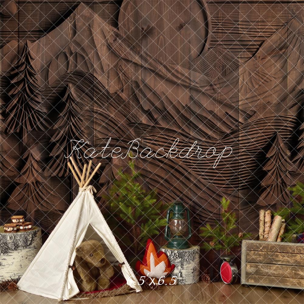 Kate Camping Carved Wall Backdrop Designed by Mandy Ringe Photography - Kate Backdrop AU