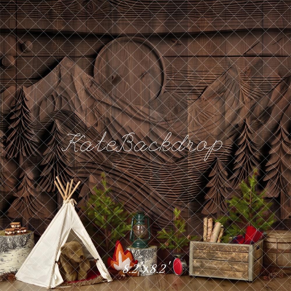 Kate Camping Carved Wall Backdrop Designed by Mandy Ringe Photography - Kate Backdrop AU