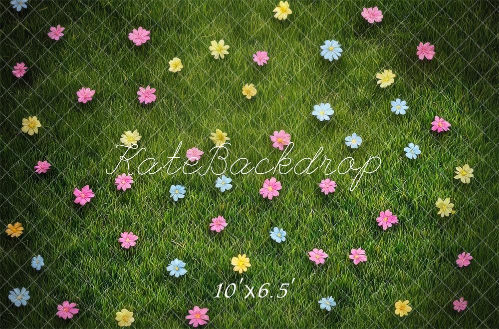 Kate Meadow Flowers Backdrop Designed by Mini MakeBelieve - Kate Backdrop AU