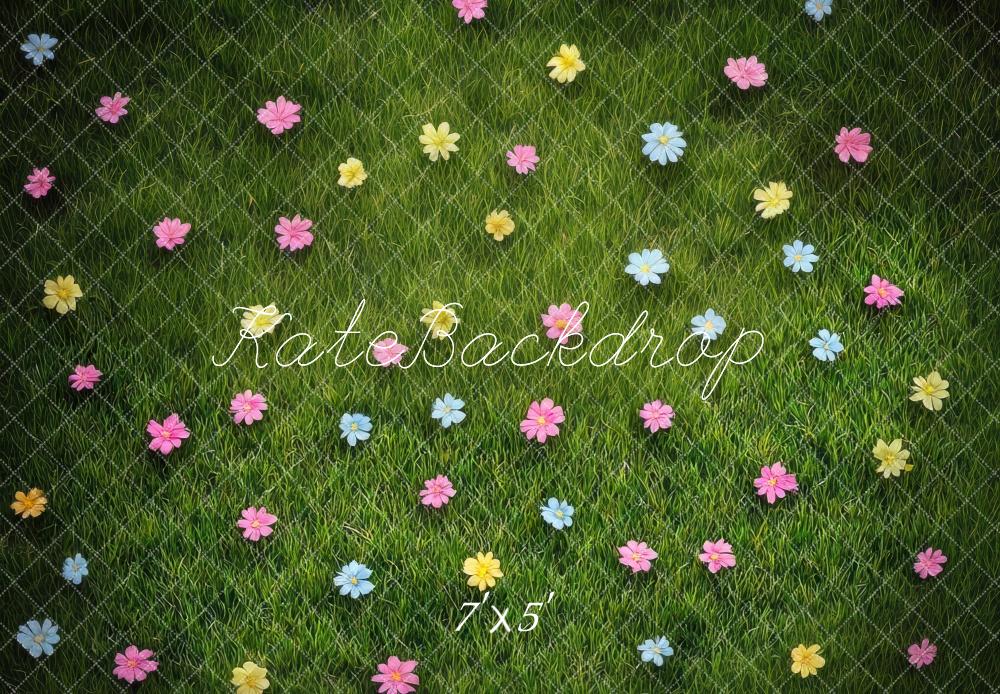 Kate Meadow Flowers Backdrop Designed by Mini MakeBelieve - Kate Backdrop AU