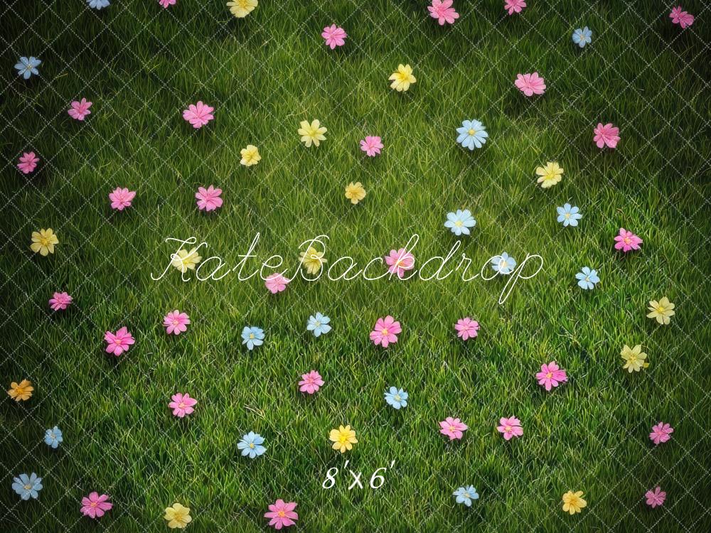 Kate Meadow Flowers Backdrop Designed by Mini MakeBelieve - Kate Backdrop AU