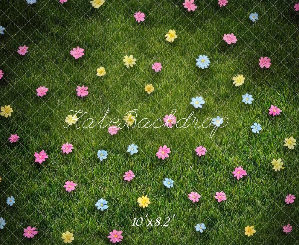 Kate Meadow Flowers Backdrop Designed by Mini MakeBelieve - Kate Backdrop AU