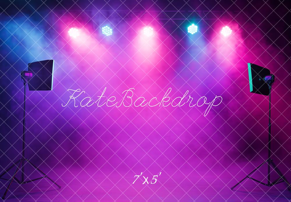 Kate Vibrant Stage Lighting Smoke Backdrop Designed by Patty Roberts - Kate Backdrop AU