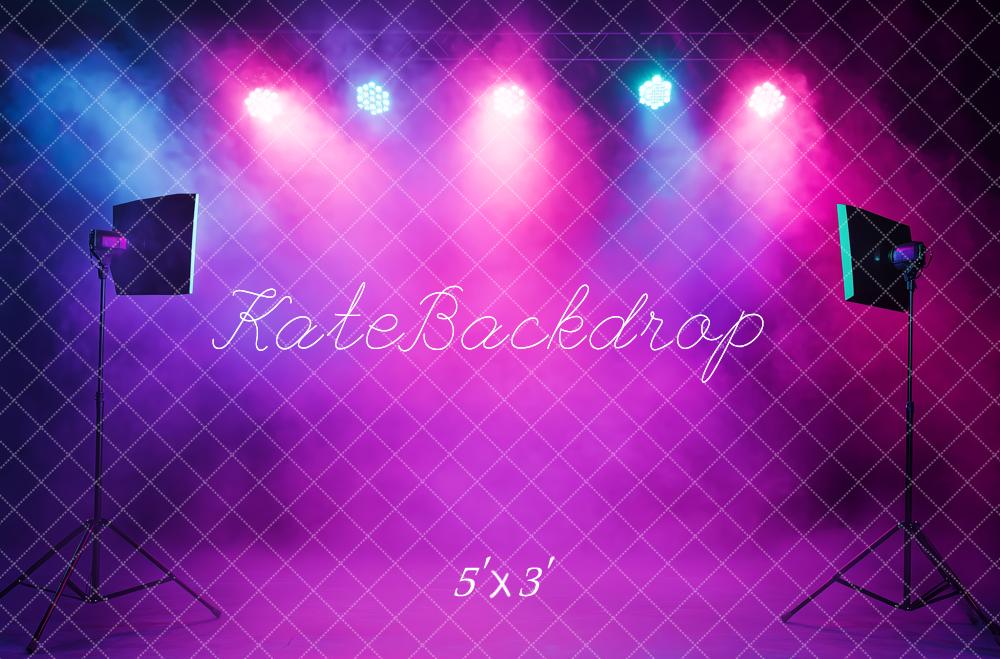 Kate Vibrant Stage Lighting Smoke Backdrop Designed by Patty Roberts - Kate Backdrop AU