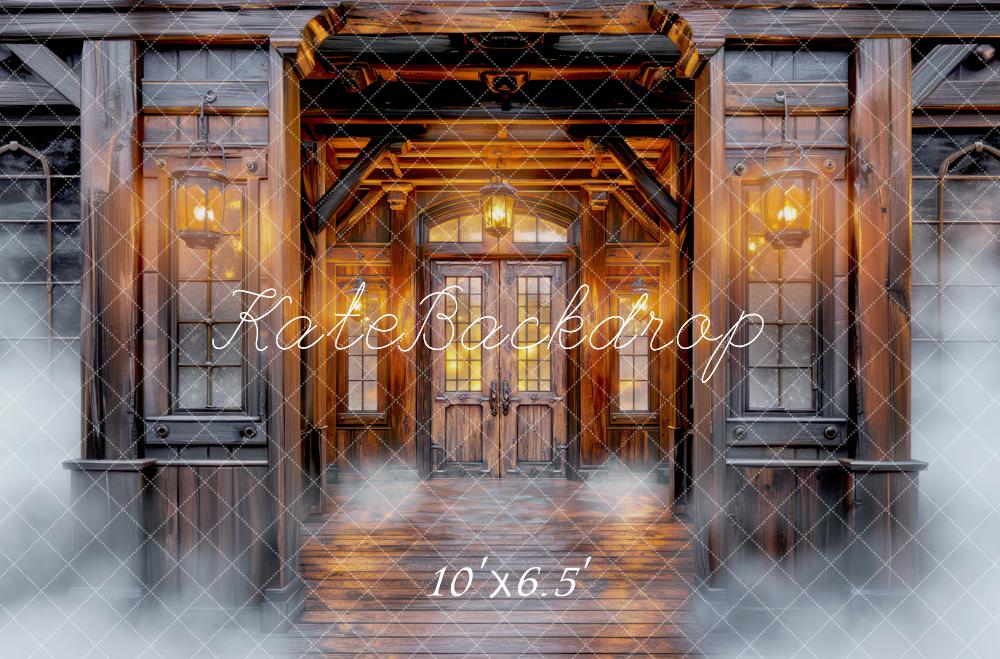 Kate Dislike Retro Wooden House Backdrop Designed by Mini MakeBelieve - Kate Backdrop AU