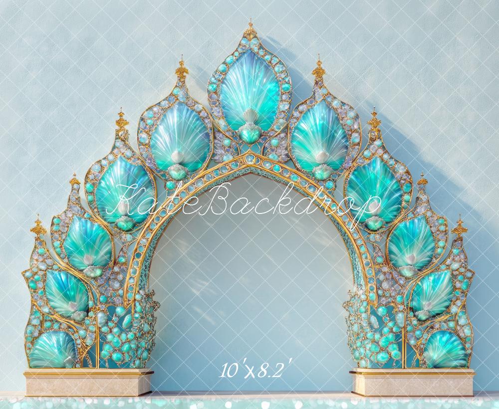 Kate Mermaid Crown Arch Backdrop Designed by Mini MakeBelieve - Kate Backdrop AU