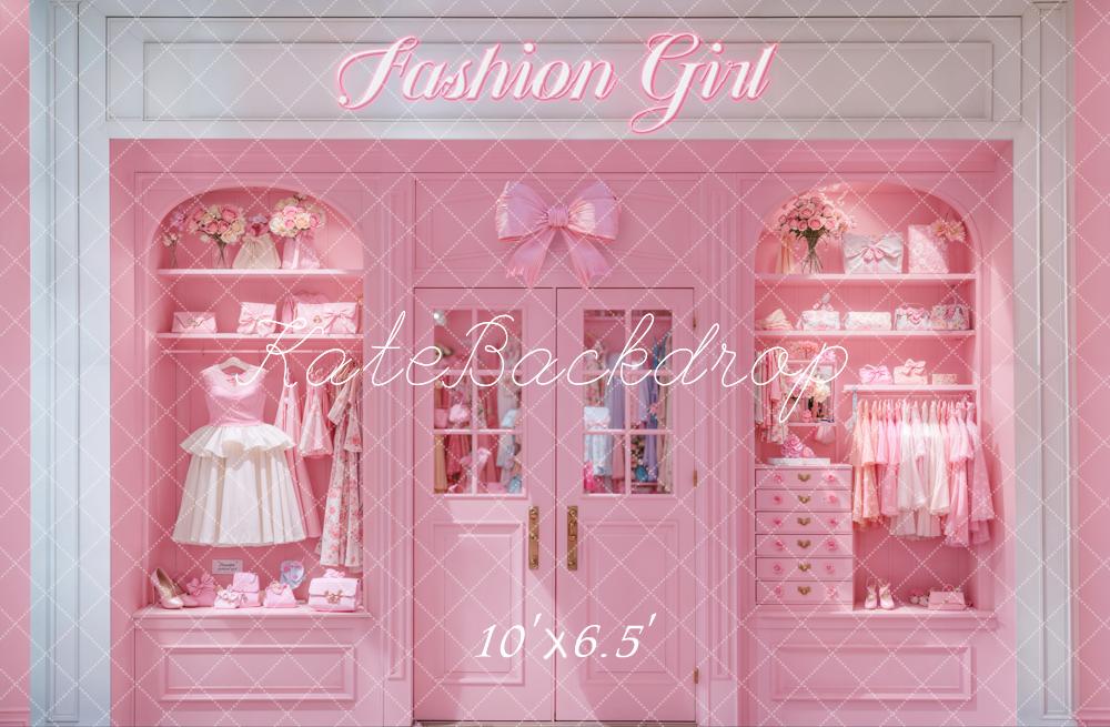 Kate Pink Fashion Girls Wardrobe Backdrop Designed by Chain Photography - Kate Backdrop AU