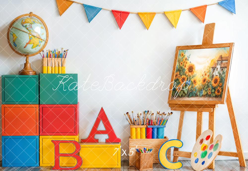 Kate Back to School Painting Backdrop Designed by Emetselch - Kate Backdrop AU