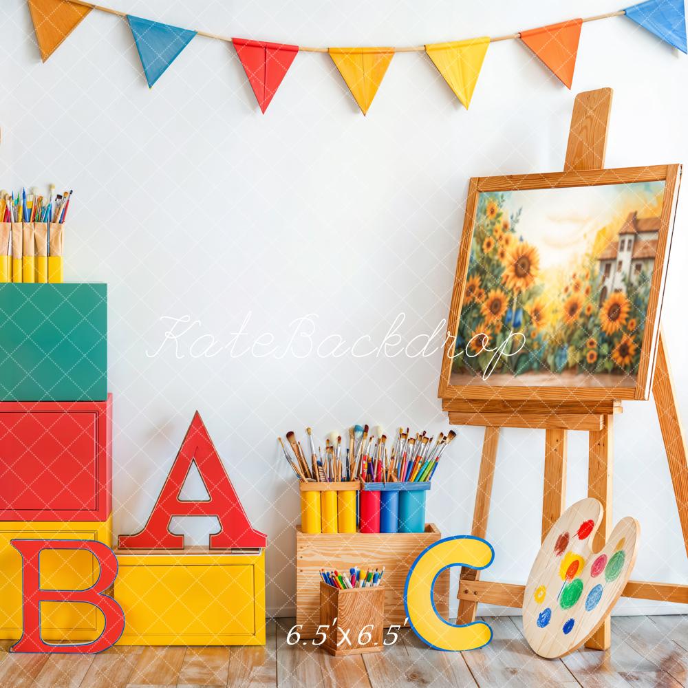 Kate Back to School Painting Backdrop Designed by Emetselch - Kate Backdrop AU