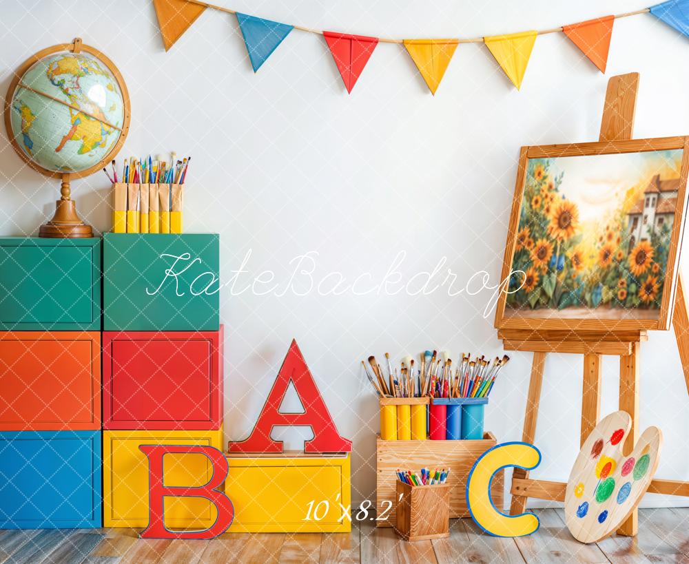 Kate Back to School Painting Backdrop Designed by Emetselch - Kate Backdrop AU