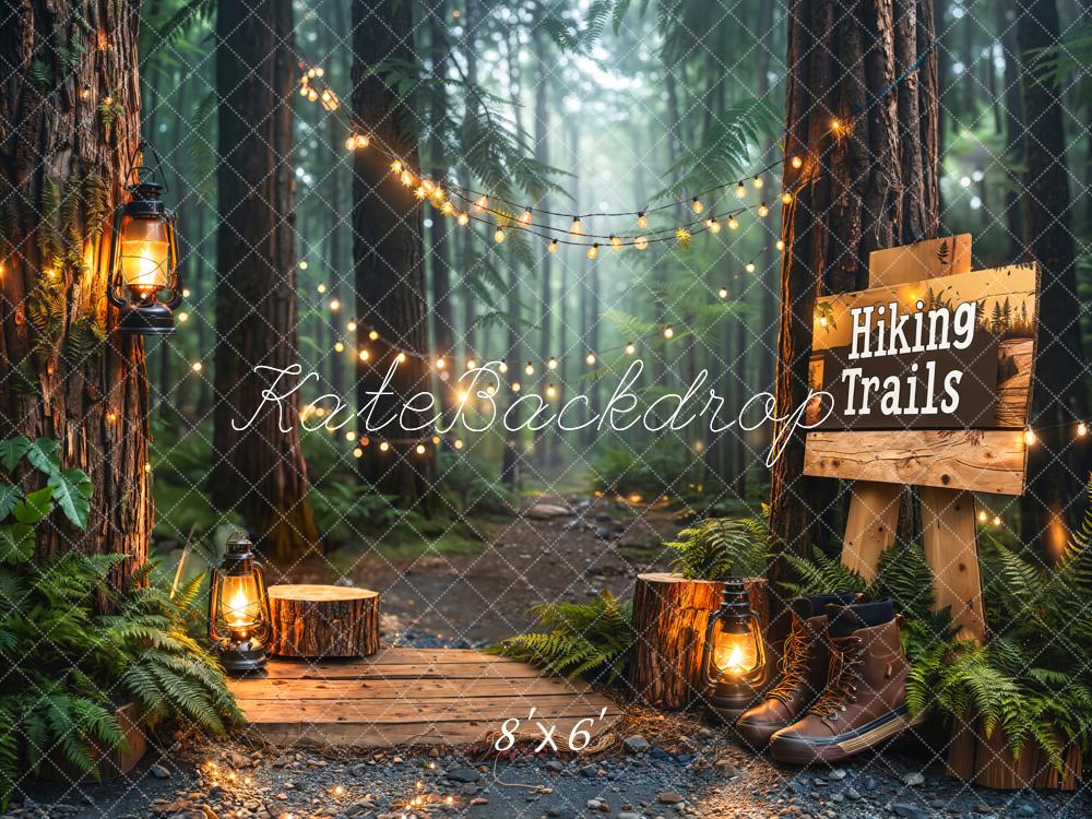 Kate Forest Hiking Trails Backdrop Designed by Kate Image - Kate Backdrop AU