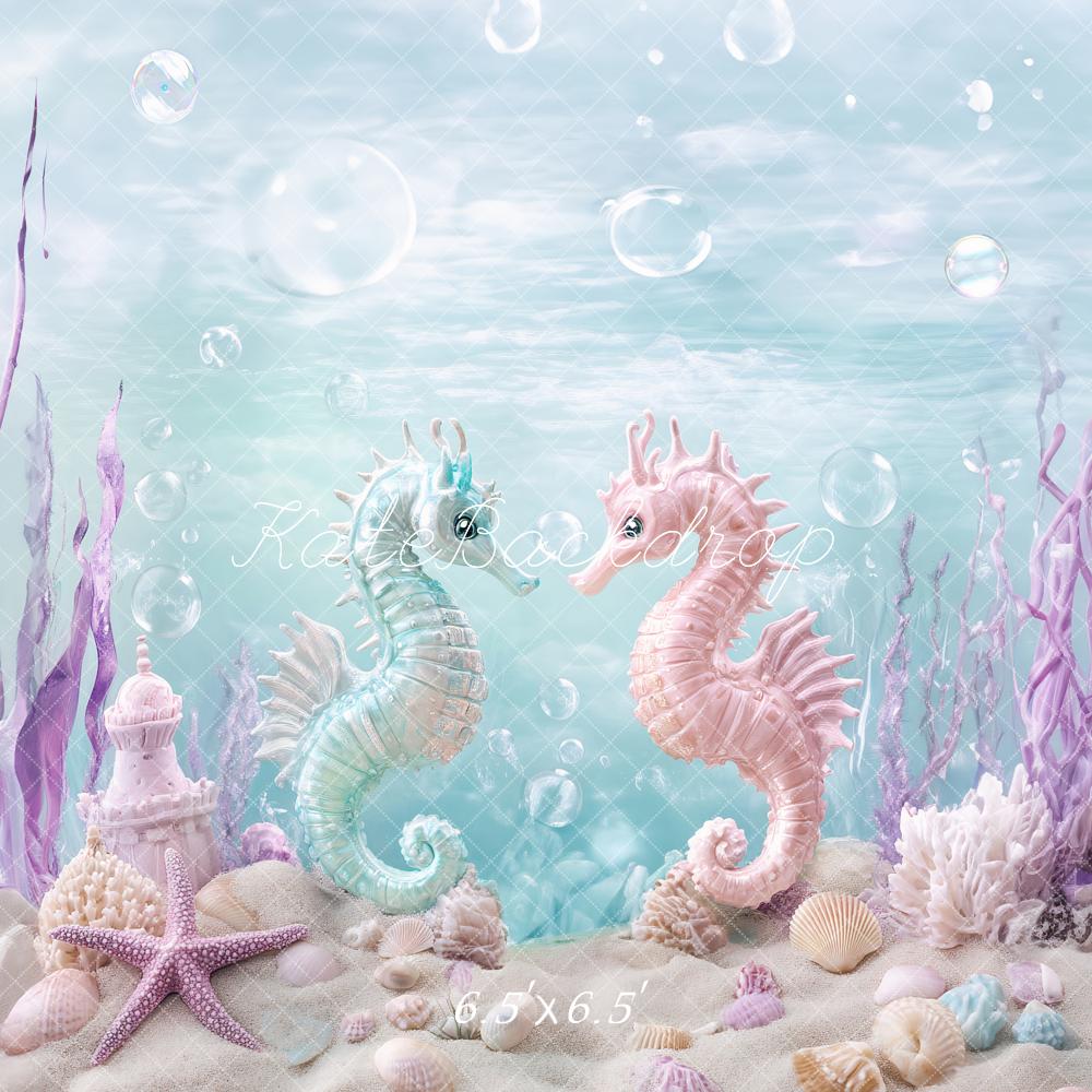 Kate Under the Sea Pastel Backdrop Designed by Ashley Paul