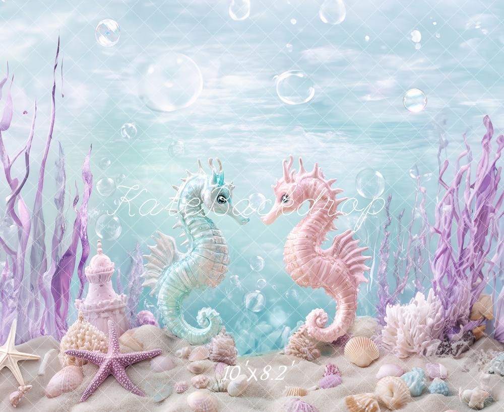 Kate Under the Sea Pastel Backdrop Designed by Ashley Paul