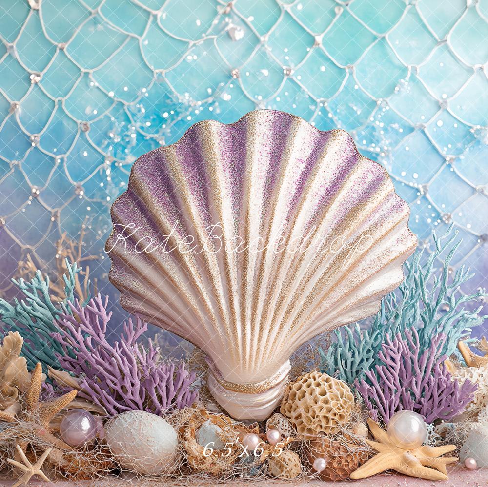 Kate Seabed Shell Backdrop Designed by Ashley Paul