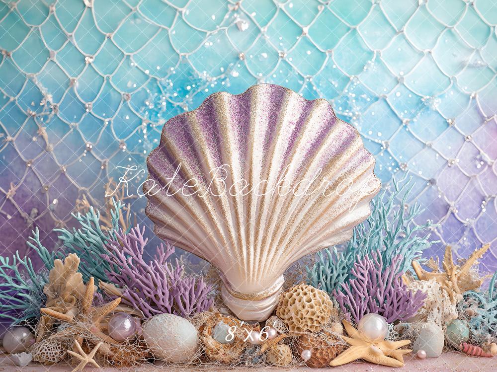 Kate Seabed Shell Backdrop Designed by Ashley Paul
