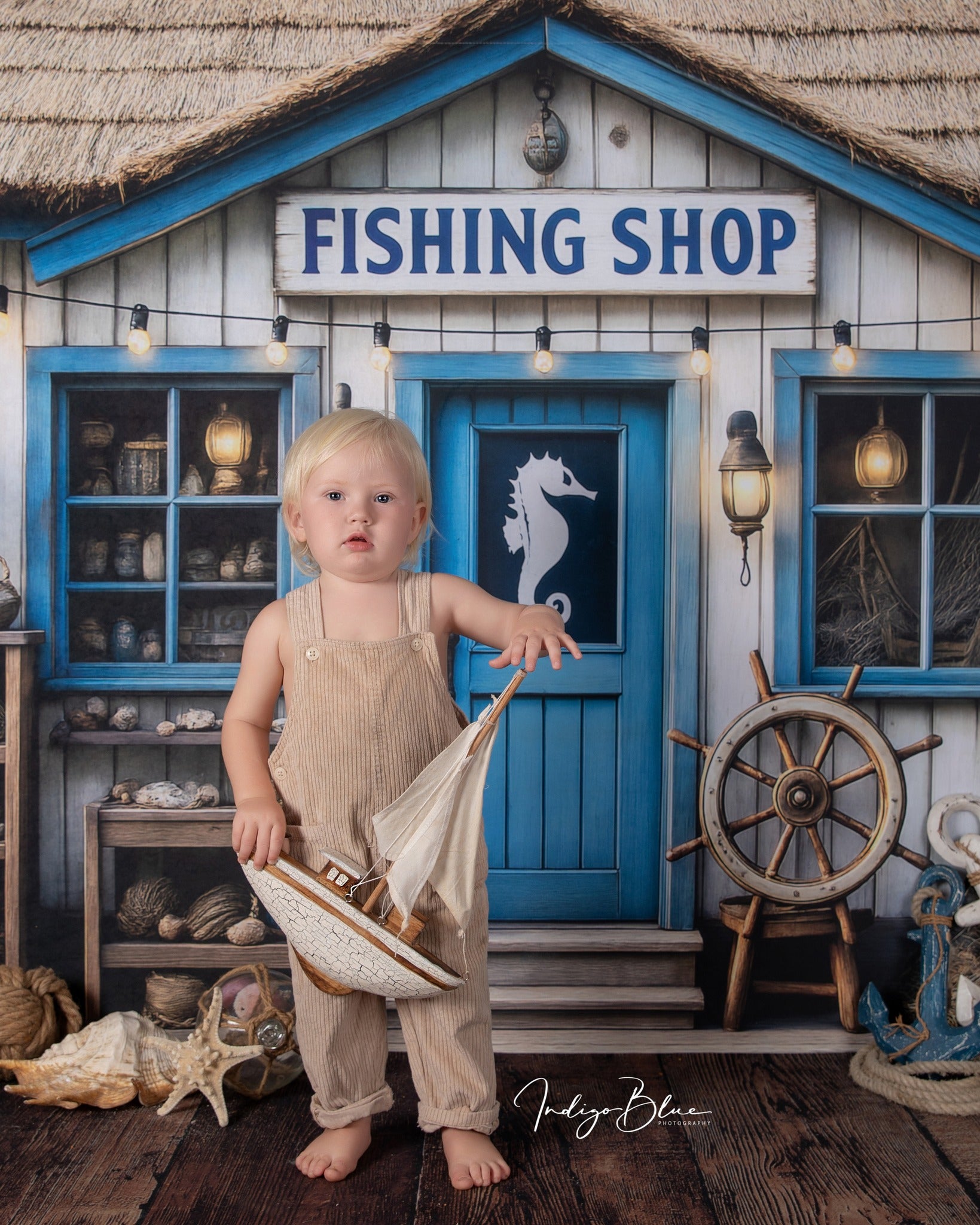 Kate Fishing Shop Backdrop Designed by Ashley Paul