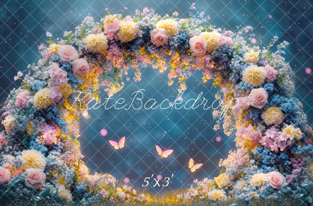 Kate Butterfly Night Arch Backdrop Designed by Mini MakeBelieve - Kate Backdrop AU