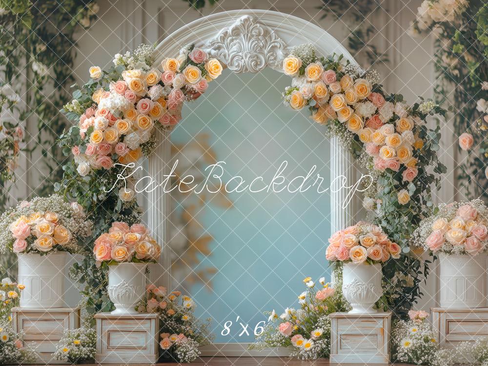 Kate Spring Flower Arch Backdrop Designed by Mini MakeBelieve