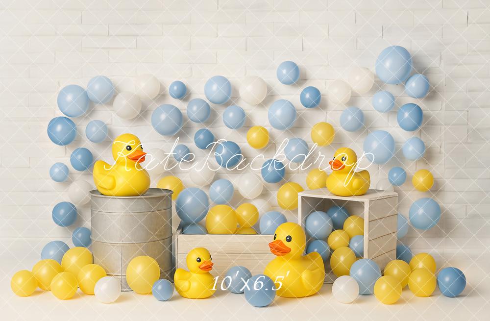 Kate Baby Shower Duckies Backdrop Designed by Ashley Paul - Kate Backdrop AU