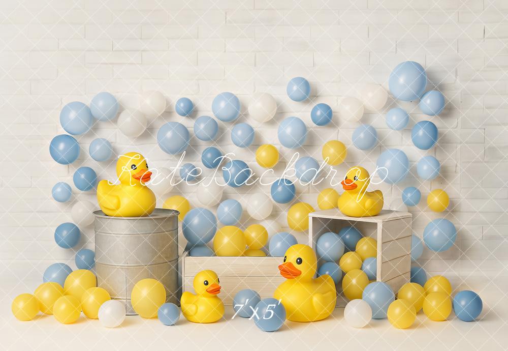 Kate Baby Shower Duckies Backdrop Designed by Ashley Paul - Kate Backdrop AU