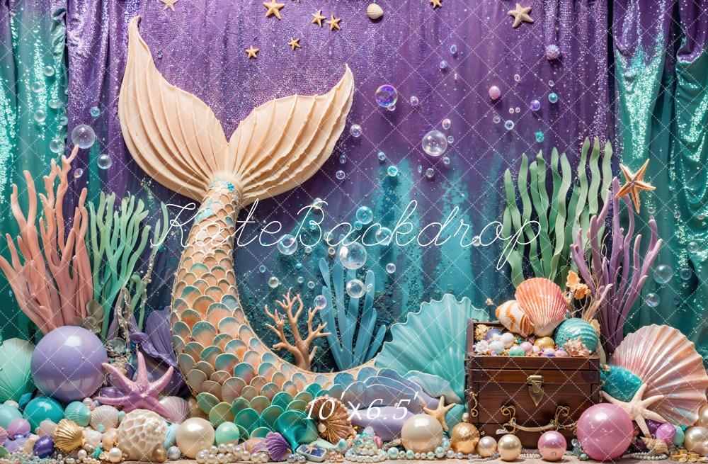 Kate Mermaid Under the Sea Backdrop Designed by Emetselch - Kate Backdrop AU