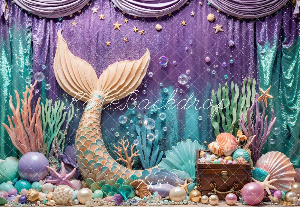 Kate Mermaid Under the Sea Backdrop Designed by Emetselch - Kate Backdrop AU