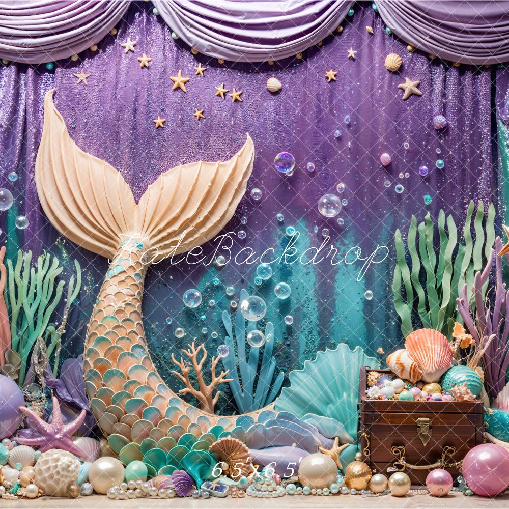 Kate Mermaid Under the Sea Backdrop Designed by Emetselch - Kate Backdrop AU