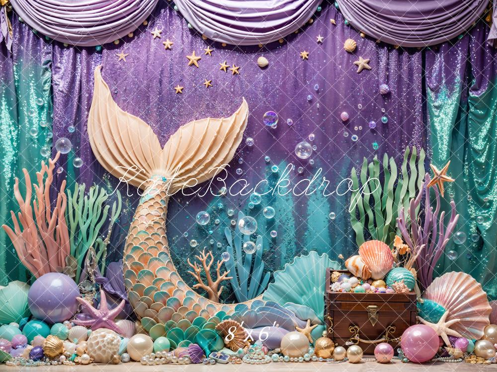 Kate Mermaid Under the Sea Backdrop Designed by Emetselch - Kate Backdrop AU