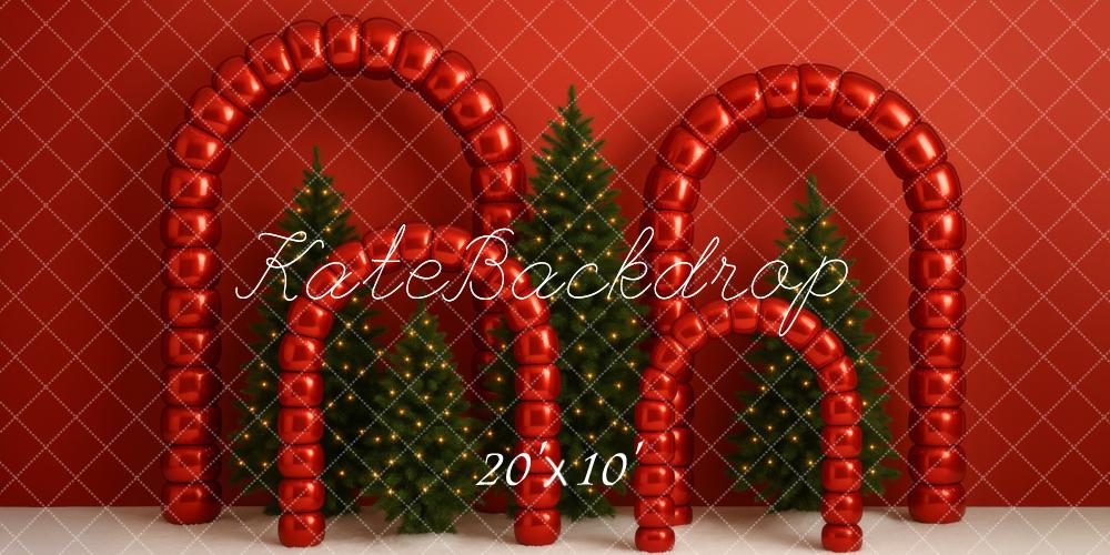 Kate Christmas Bead Arches Backdrop Designed by Megan Leigh Photography