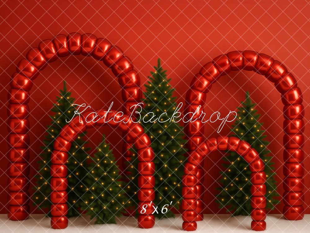 Kate Christmas Bead Arches Backdrop Designed by Megan Leigh Photography