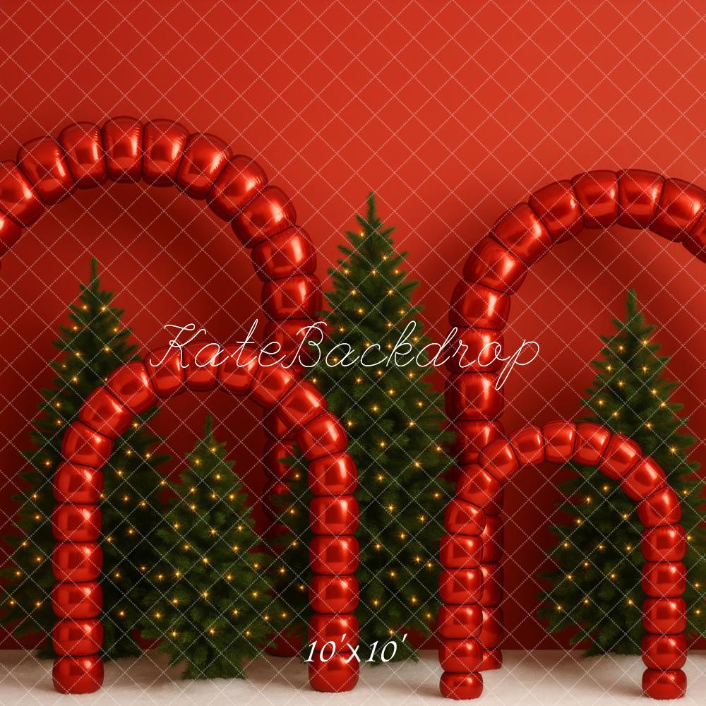 Kate Christmas Bead Arches Backdrop Designed by Megan Leigh Photography