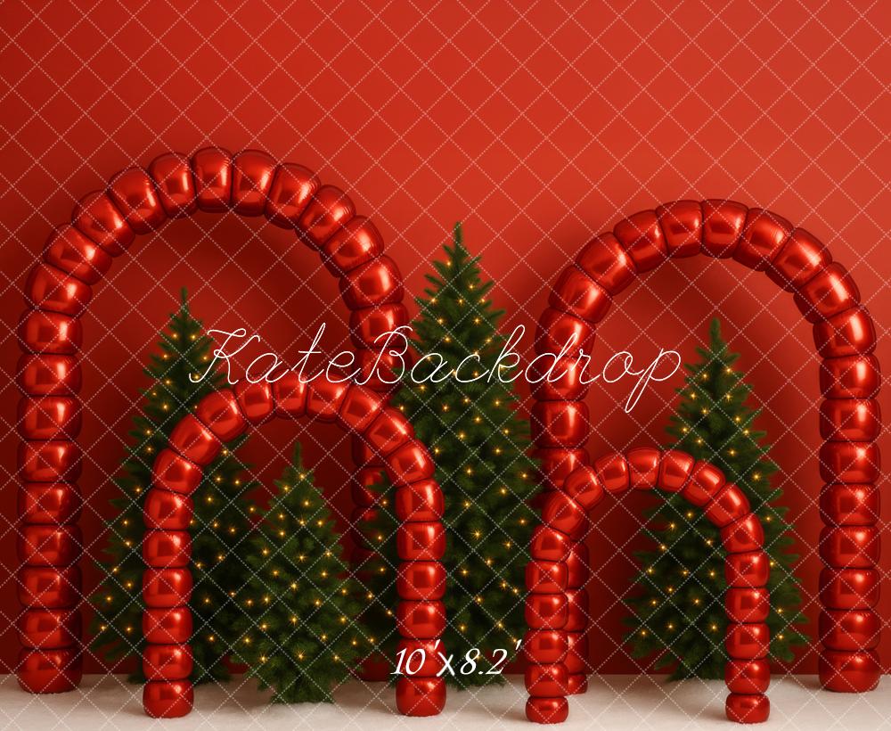 Kate Christmas Bead Arches Backdrop Designed by Megan Leigh Photography
