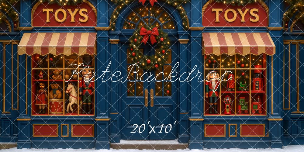 Kate Christmas Toy Store Backdrop Designed by Megan Leigh Photography