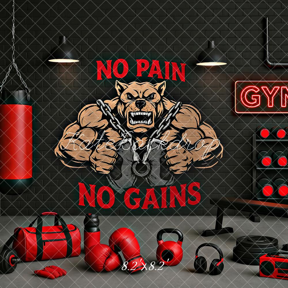 Kate Gym Bros Backdrop Designed by Ashley Paul