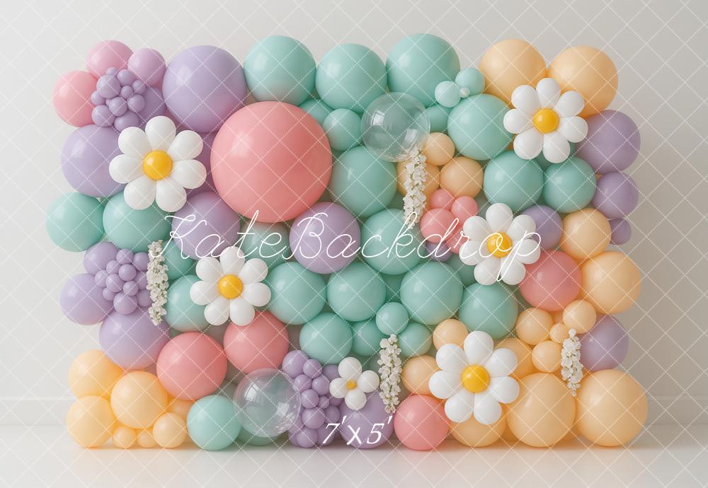 Kate Cake Smash Balloon Wall Backdrop Designed by Ashley Paul