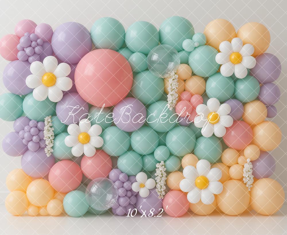 Kate Cake Smash Balloon Wall Backdrop Designed by Ashley Paul