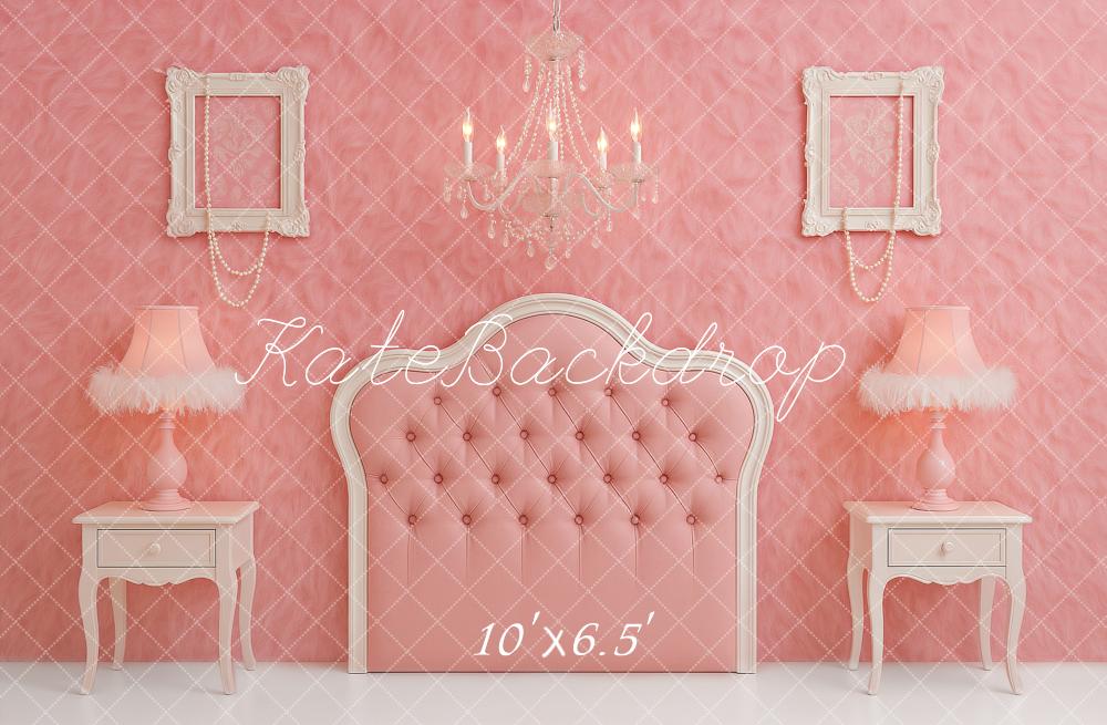 Kate Girl Pink Headboard Backdrop Designed by Ashley Paul
