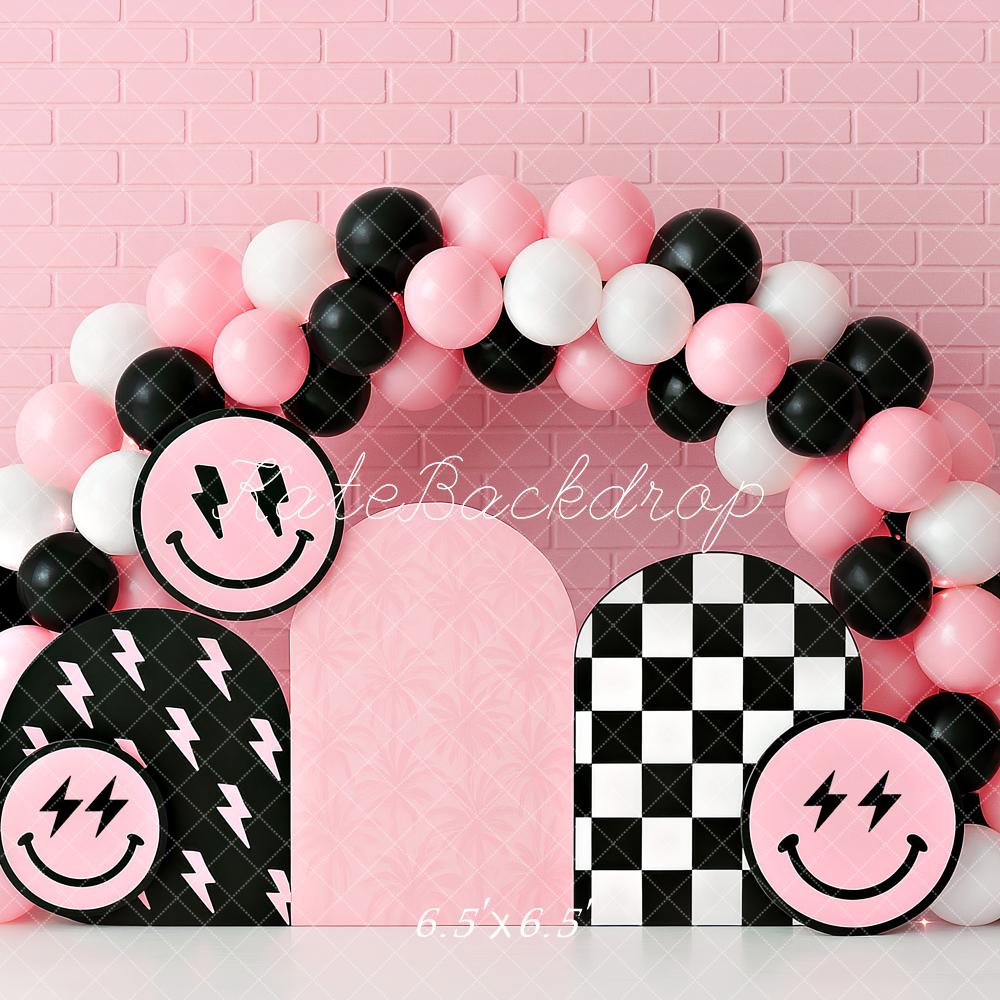 Kate Rocker Girl Balloon Arch Backdrop Designed by Ashley Paul