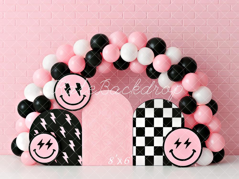 Kate Rocker Girl Balloon Arch Backdrop Designed by Ashley Paul