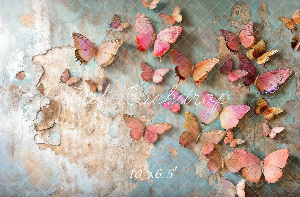 Kate Colorful Butterfly Wall Backdrop Designed by Emetselch - Kate Backdrop AU